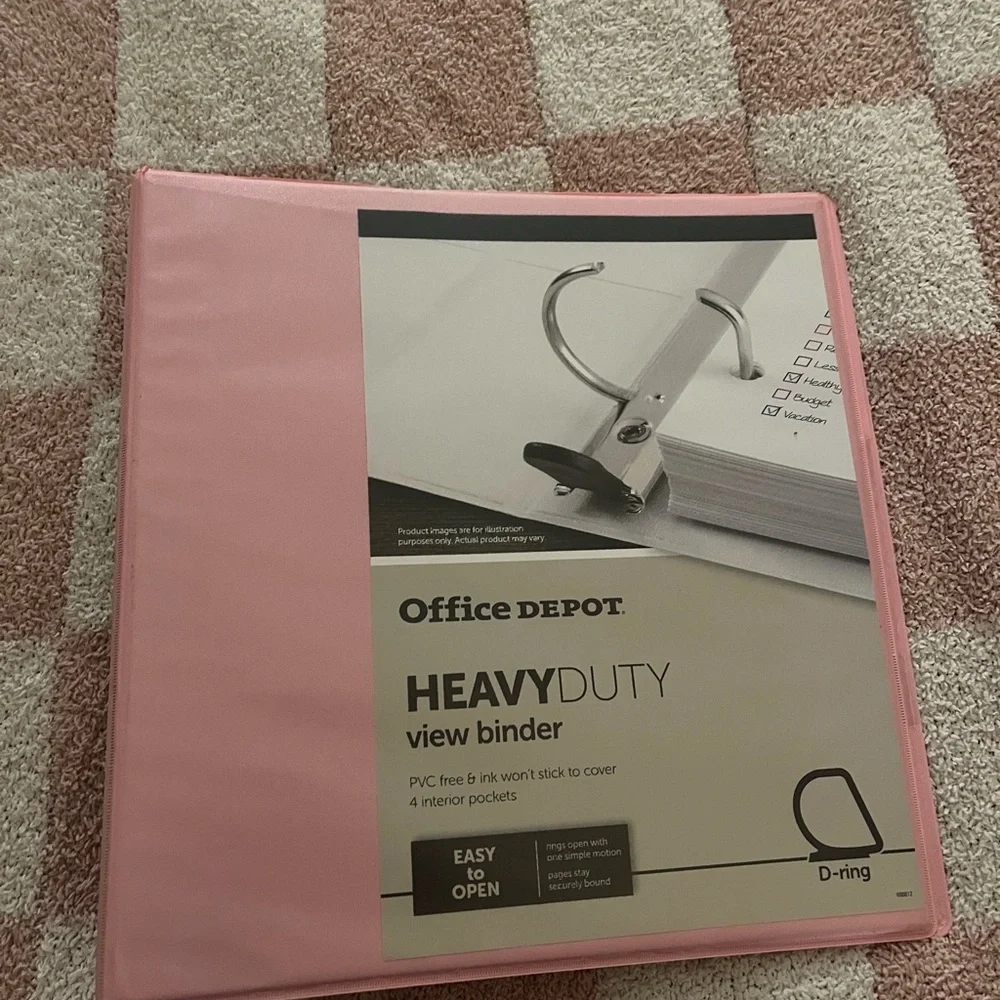 1 1/2” 3 Ring Binders